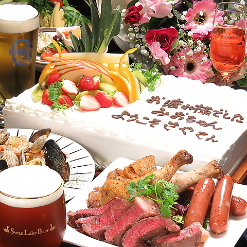 歓送迎会に♪豪華☆村上牛&選べる個別盛鍋料理全9品+クラフトビール1種&地酒4種飲放題