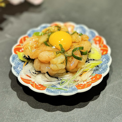 甘えびのおつまみユッケ