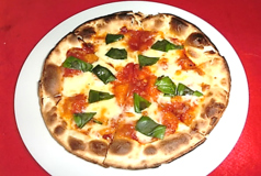 マルゲリータのピザ　