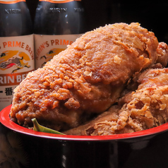 阿波尾鶏もも肉の爆裂揚げ