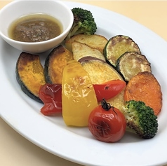 焼き野菜のバーニャカウダ
