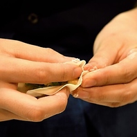 国産の豚肉を使用したオリジナル餡