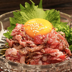 和牛炙りユッケかな!?