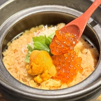 豪華！雲丹・蟹・いくらの土鍋ご飯