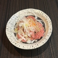 料理メニュー写真&nbsp;トロトロ鶏白レバー卵黄のせ