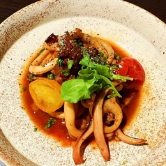 イカの八リッサ添え