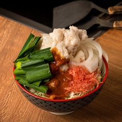 鉄板味噌ホルモンもんじゃ