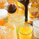 ご予約で180分♪プレミアム飲み放題2200円単品飲み放題1650円ととってもお得！※金土祝前日は2時間制