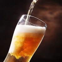お好み焼きとビールで満足感間違いなし！