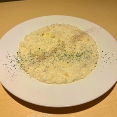 チーズたっぷりのクリームリゾット