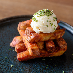 薩摩芋のフライドポテト ハニーバターホイップ