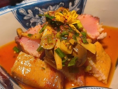 ぶり燻製レアステーキ