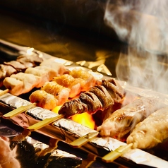 阿波尾鶏 おまかせ串焼き 【5本】地鶏つくね付