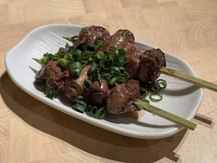 [鶏串]ねぎ塩白レバー