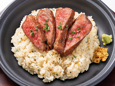 A5和牛のガーリックライス