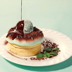 チョコミントパンケーキ