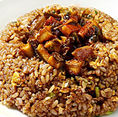 豚肉煮炒飯