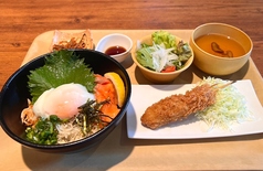 [木]海鮮3色丼&串カツ