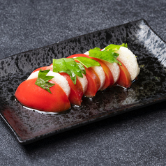 トマトと長芋のカプレーゼ