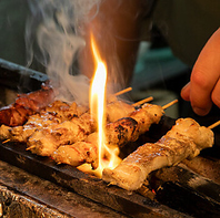 備長炭で丁寧に焼き上げるこだわりの焼き鳥★コスパ◎