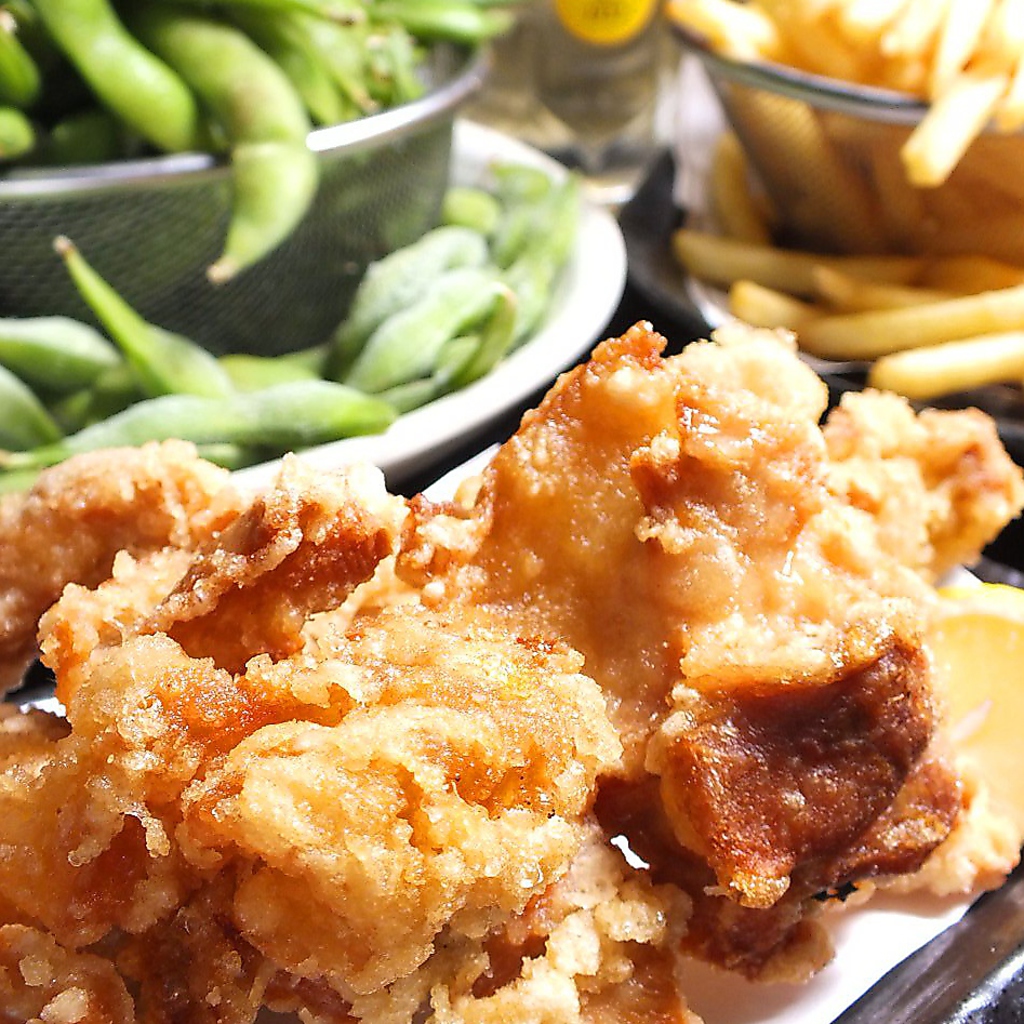 ぶっとびコース＆酒場コースで≪日～木≫唐揚げ・ポテト・枝豆が食べ放題！！