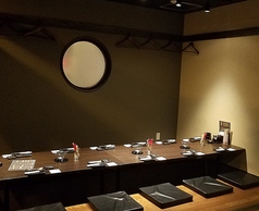 最大10名様収容の完全個室ほりごたつ席。