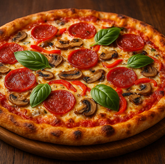 ■ピザ■ミックスピザ・・・・・・・800円 明太シーフードピザ・・・・800円