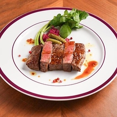 黒毛和牛うちもも肉のビステッカ
