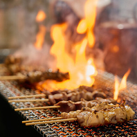絶妙な焼き加減！バリエーション豊富な焼き鳥を堪能★