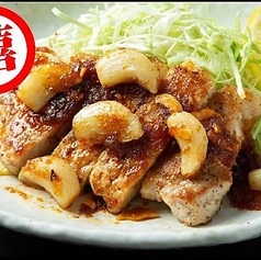 国産豚のスタミナにんにくトンテキ