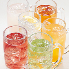 子供から大人まで人気のドリンクバー