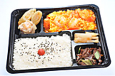 海老玉子トマト炒め弁当