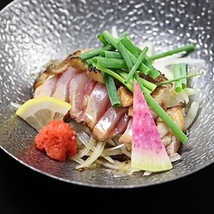 高原コーチンもも たたきポン酢