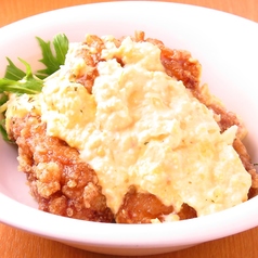 太陽卵で作った自家製タルタルのチキン南蛮