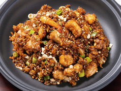 海老と豚の黒やきめし