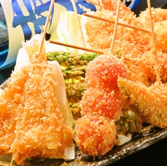 串揚げ盛合せ　5本～