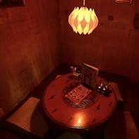 6名様利用可能な半個室をご用意