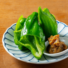 おつまみピーマン唐辛子味噌