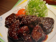 ユッケ風本鮪の山椒照り焼き