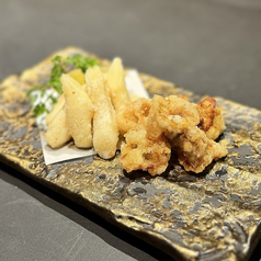 新しょうがと牛ホルモンの唐揚げ