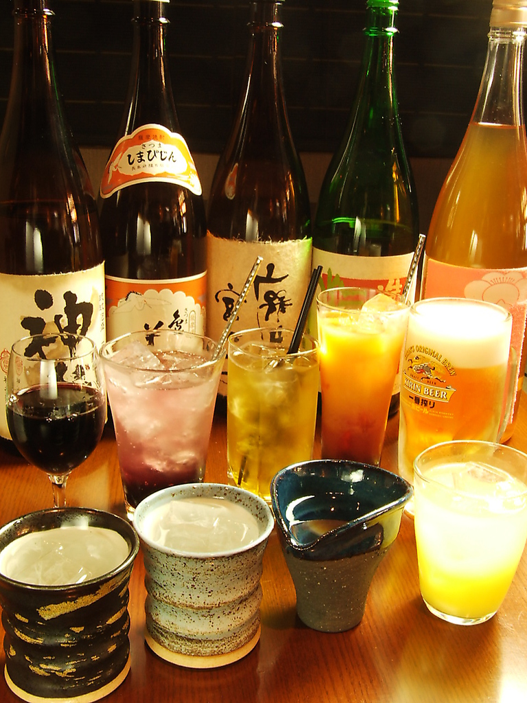 100種以上から選べる飲み放題も毎日やってます