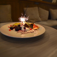 記念日やサプライズを彩る、特製バースデープレート