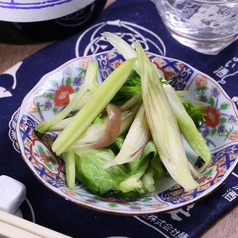 茗荷とセロリの浅漬け