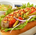 料理メニュー写真&nbsp;佐助豚ソーセージのホットドック
