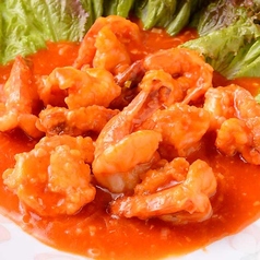 大正エビのチリソース炒め