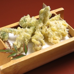 季節限定　山菜天盛り合わせ