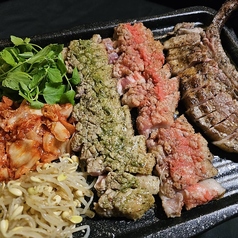 炭いぶし極上サムギョプサル テジワンのコース写真