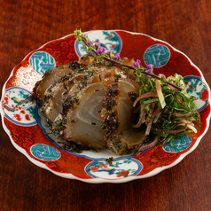 鯛の玉露緑茶昆布締め