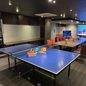 【卓球台完備】広々とした店内には卓球台も完備しております。