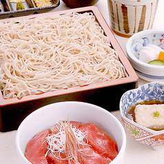 せいろそば（うどん）と本まぐろ漬け丼